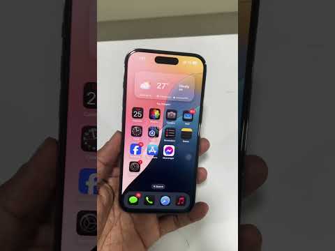 ios18 beta in iPhone 14 pro #ios18 #ios18beta #ios18beta2 #ios18darktheme #iosdarktheme #ios #ios17