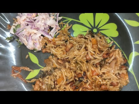 தட்டப்பயிறு பிரியாணி | Thatta Payer briyani seivathu eppadi?|how to make karamani biriyani in tamil.