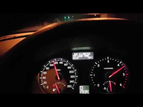Volvo V50 D5 2.4 Summum acceleration 0-120 kmh Automatic