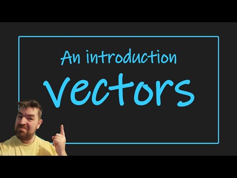 Introduction to vectors in 2D