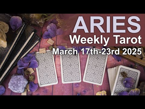 ARIES "SOMETIMES THE WISEST THING TO DO IS NOTHING...YET"  Weekly Tarot Reading March 17th-23rd 2025