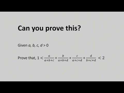 Can you solve this Math Olympiad problem? | Inequalities | Positive Numbers