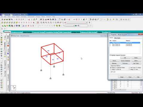 STAAD Pro Tutorials - Analysis & Design of RCC Rectangular Water Tank ( Day 25)