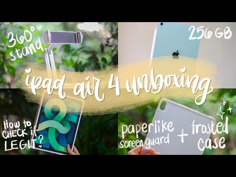 iPad Air 4 + Accessories Unboxing Video