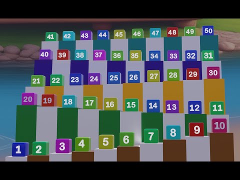 Number Counting 1 to 50  | learn count |Numbers 1 to 50 | 1234