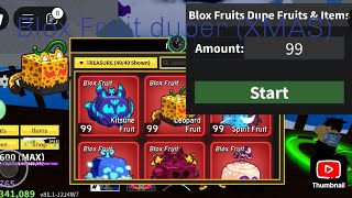 ❄️XMAS UPDATE❄️❄️|BLOX FRUIT DUPER SCRIPT|PASTEBIN|