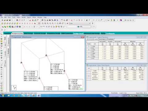 STAAD Pro Tutorials - Design Single Storey Building ( Day 2 ) ( Civil Engineering )