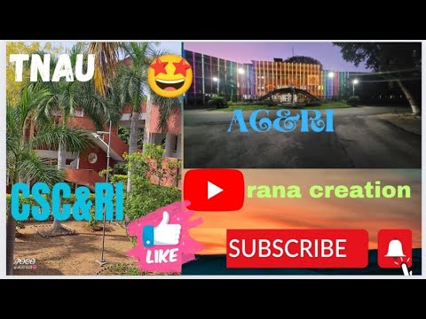 TNAU 😍||Part 2|| Agri clg||AC&RI Madurai||CSC&RI||Agricultural University Campus||NATURAL BEAUTY ❣️😍