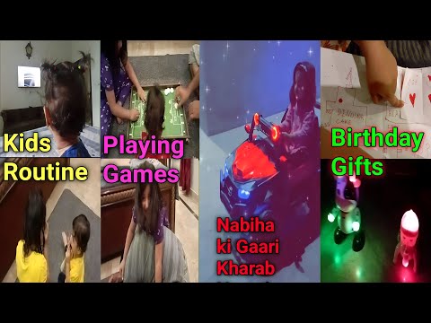 Nabiha ki Gaari Kharab ho gai | Playing with Kids | Kids Routine | Family Fun
