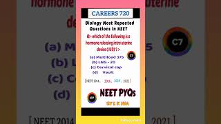 Biology most repeated questions in neet | #neet #neettricks #shorts #shortvideo #biology #neet2023