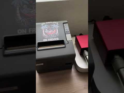 I made a receipt printer for GitHub issues #shorts