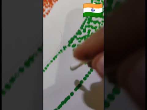 VANDE MATRAM #painting #flag #india #colour
