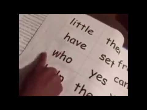 Kid Does not know how to say WHO