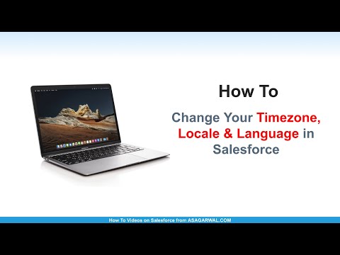 How to Change Timezone Locale & Language in Salesforce