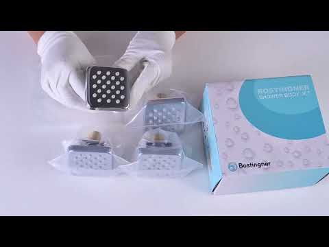 Bostingner Shower Jets Body Spray Spa Massage Jets 3 Inch Square Chrome 4PCS Unboxing & Review