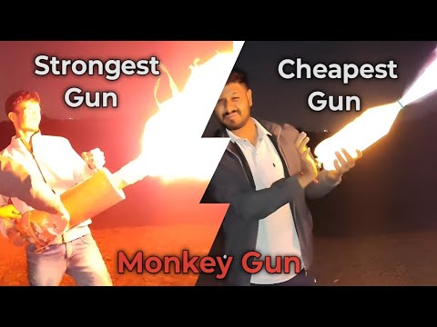 हमने बनाई दुनियाकी Strongest और Cheapest मंकी Gun | Monkey Gun making