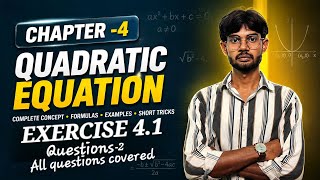 (L-3) [Exercise 4.1] {Q-2} QUADRATIC EQUATION 