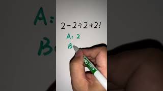Tricky Math | math puzzle #trickymath #mathpuzzle #mathspuzzle #tiktok #shorts