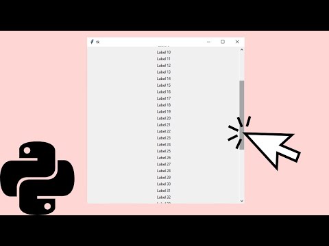 Python Tkinter Tutorial | How to Create a Scrollable Frame