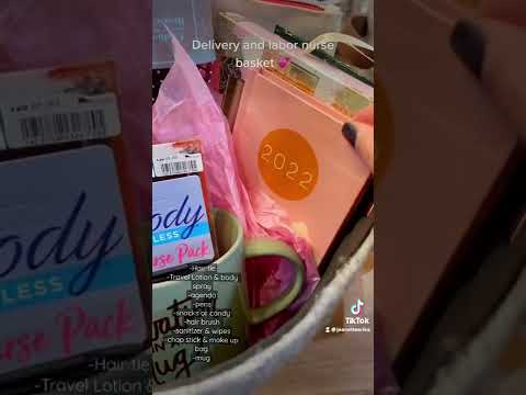 Under $20 gift basket! This one is perfect for labor & delivery nurses 💕