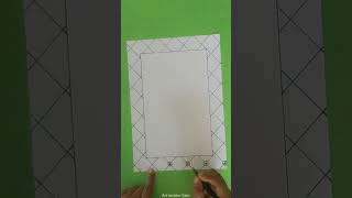 The Art of Border Design: Tips and Tricks for Impressive Assignments and Projects #shorts #drawing