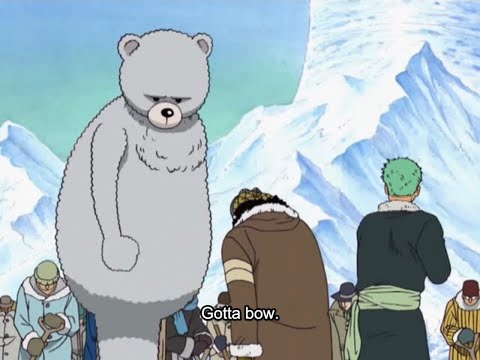 Hiking Bear Meme || One Piece Funny Moments #6