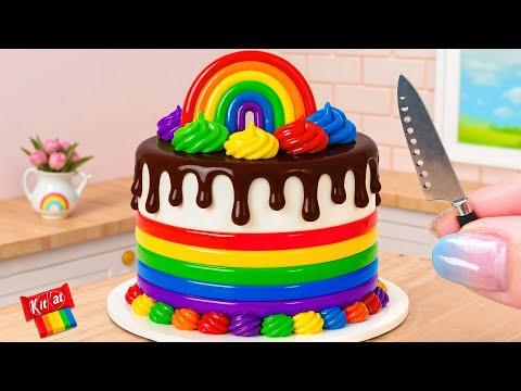 Wonderful Rainbow Drip Choco Cake 🌈 Top Favorite Cakes Decorating Compilation 💥 Cake In Wonderland