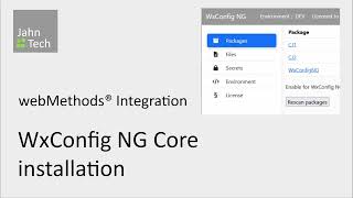 Installation of WxConfig NG Core