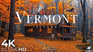 🍂Vermont 4K - Most Beautiful Autumn Video in Vermont in 4K UHD🍂