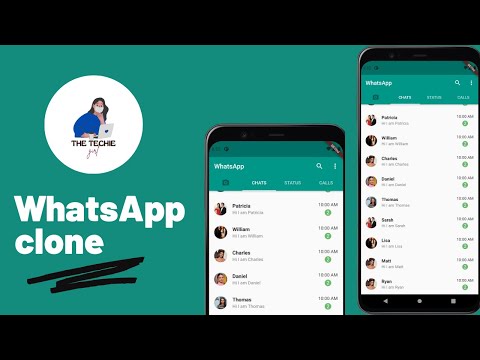 WhatsApp UI clone in Flutter speedcode || Speedcode in flutter || WhatsApp ui || TheTechieGirl