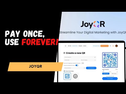 JoyQR: Create Dynamic QR Codes with Style & Analytics 📱🎨 | AppSumo Deal