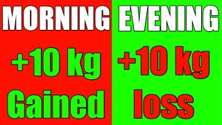 Best TIME to Eat for WEIGHTLOSS?MORNING or EVENING?