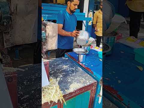 health  drink   | Sugarcane natural juice with lemon juice 🥤 | Chennai street food #juiceshop