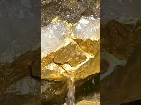 Gold Mining Extraction Process 👍 Real Gold Recovery From Deep Mine 🎉 #jewelry #love #shorts