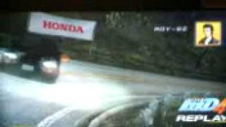 Intial-D Arcade Stage 4 - Tsukuba Roy-92 using God Hand style....