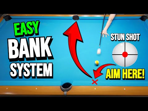 Learn to Bank in 5 Minutes like a Pro in Pool Billiards( EASY BANK SYSTEM )