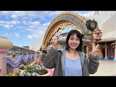 【ノーブラ散歩】サンリオピューロランドに遊びに来ました！