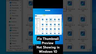 Fix Thumbnail Preview Not Showing in Windows 10 PC or Laptop - 2025