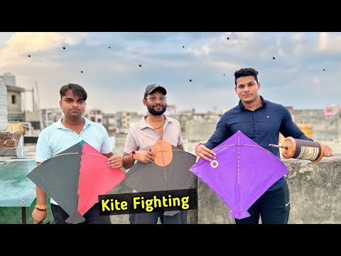 Club kite Fighting on My Roof | Patangbazi in Delhi | Kite Flying |