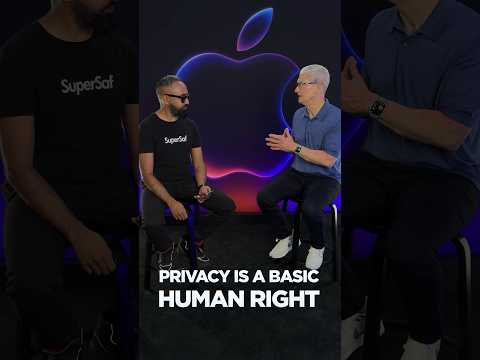 Tim Cook explains what makes Apple Intelligence DIFFERENT to other AI