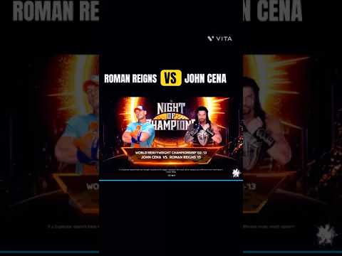 ROMAN REIGNS VS JOHN CENA WWE2k24 #romanreigns #johncena #wwe #wwe2k24 #worldheavyweightchampion