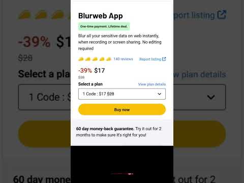 Blurweb app lifetime chrome extension, Appsumo Lifetime Deal #appsumo