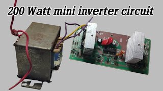 200 watt inverter circuit /Mo technical tips electronic