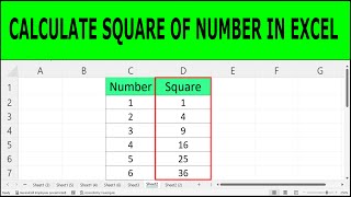 How to Square a Number in Excel (Two Most Common Ways)