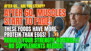 Muscles Start to Weaken—Here's How to Rebuild Your Body with Foods Higher in Protein Than Eggs!