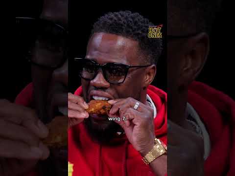 Kevin Hart's reaction to every wing on Hot Ones 🥵