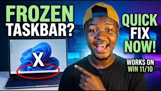Taskbar Not Working/ Showing on Windows 11/10 Laptop? Here's the Quick Fix Solution!
