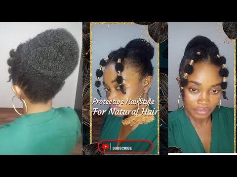 PROTECTIVE HAIRSTYLE FOR NATURAL HAIR // ALL LENGTHS OF HAIR