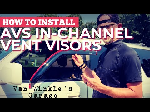 How to Install AVS In Channel Vent Visors on a 3rd Gen Toyota 4Runner