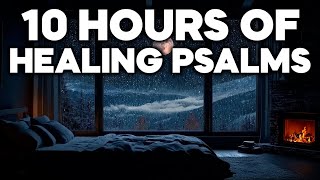 Psalms for Prayers & Sleep with Soothing Rain Sounds | 12 Hours